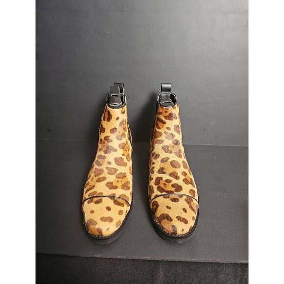 NWT Cole Haan Mara Grand Leopard Print Chelsea Boot 6.5 B - Picture 2 of 6